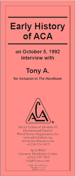 Early History of ACA - bundle of 10 tri-folds – ACA WSO Canada