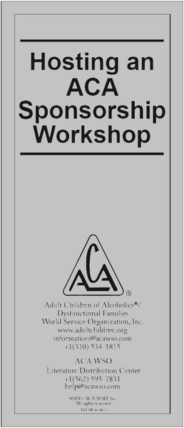 Hosting an ACA Sponsorship Workshop - bundle of 10 tri-folds – ACA WSO ...
