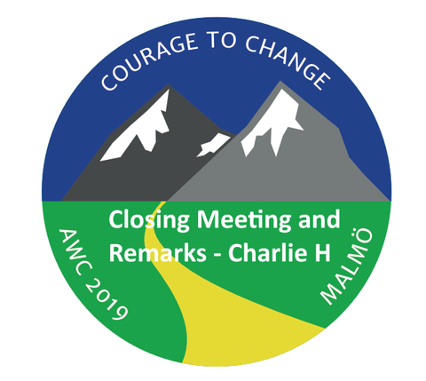 2019 AWC Closing Talk - Courage Applied - Charlie H (CD non disponible ; téléchargement uniquement)