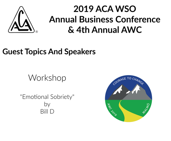 2019 AWC - Emotional Sobriety - Bill D (USA) (CD not available; downlo ...